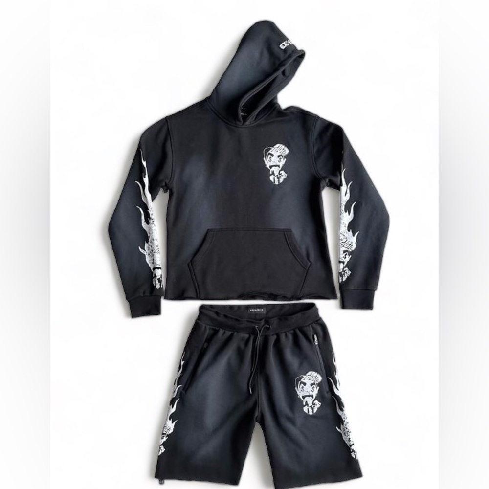 FLAME LOGO R.E SHORTS - Picture 2 of 3
